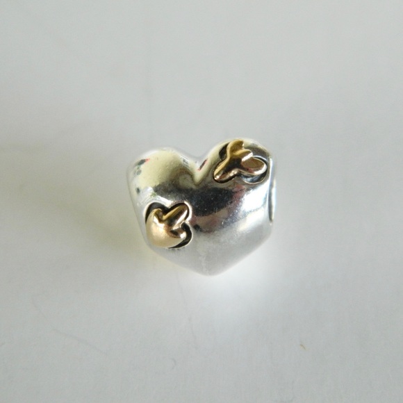 Authentic Pandora Love Struck Charm 14k S925 - Picture 1 of 5